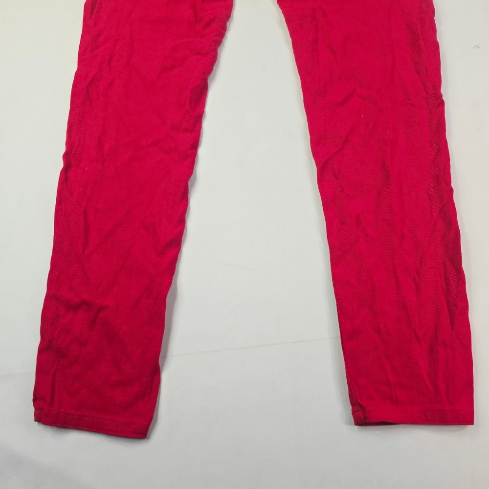 Redfox Skinny Jeans Women Size Large Red Stretch Five Pocket Casual Pants - Picture 11 of 11